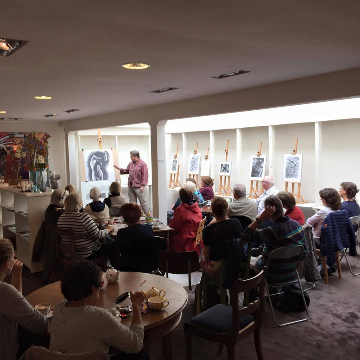 Me Lecturing at Studio Brugman
