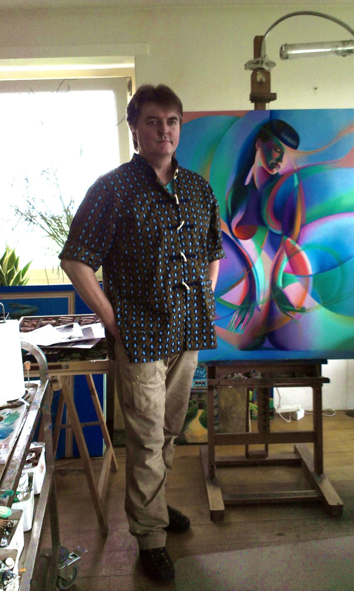 Corné in front of The Return of Bettie Page (2015)