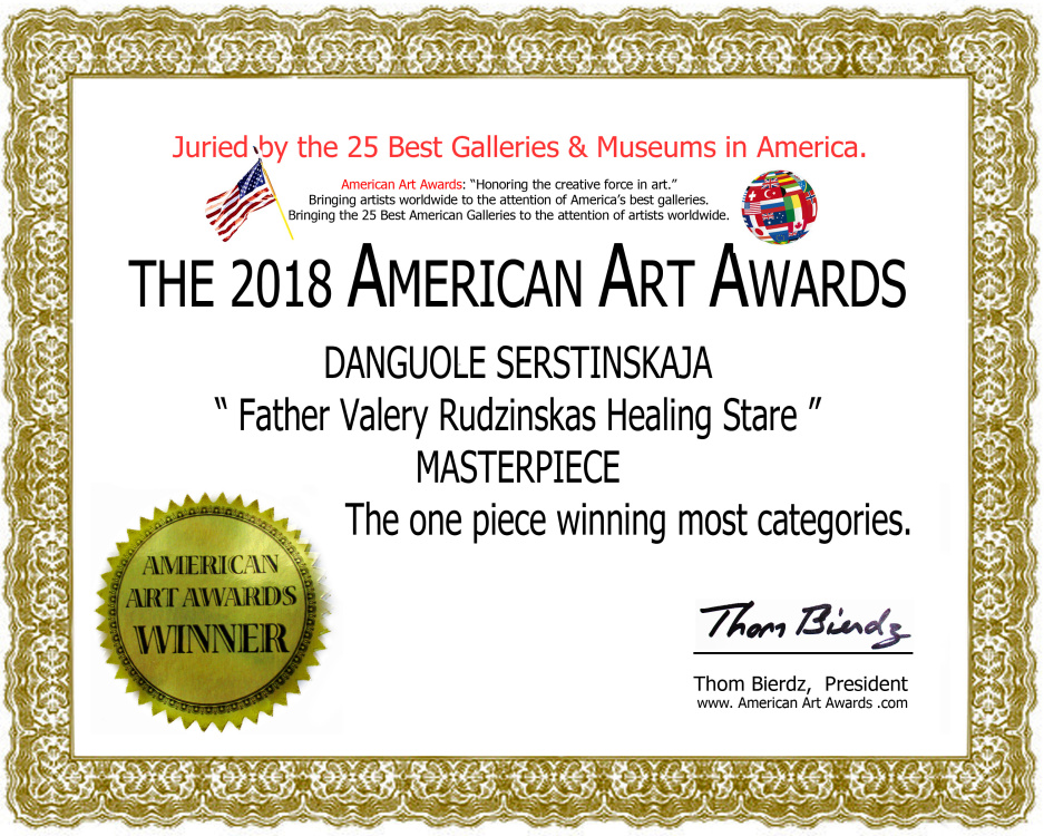 American Art Awards MASTERPIECE Judged by 25 Best Galleries and Museums in USA
