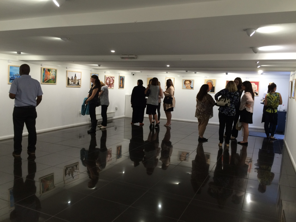 My solo exhibition, People, Places  Things in 2016