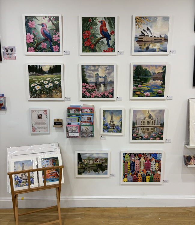 My stand at the Bluewater group exhibition in 2025