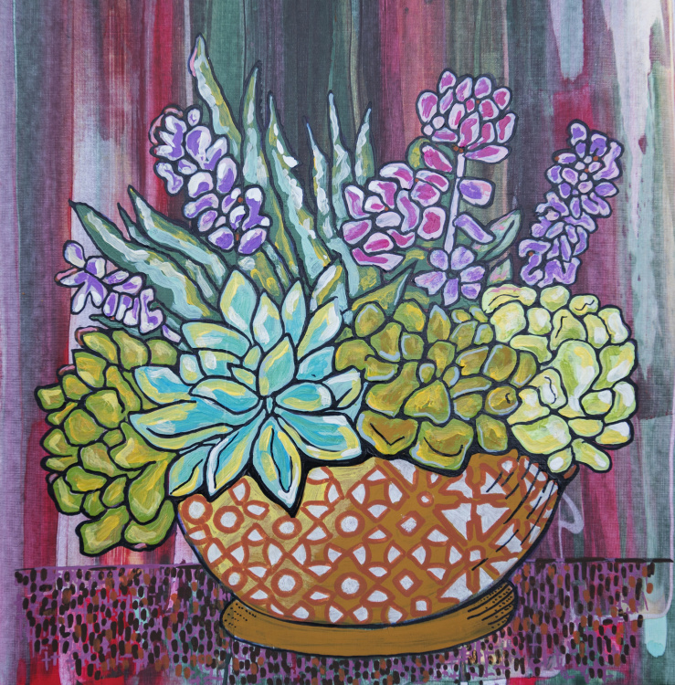 Floral card 13