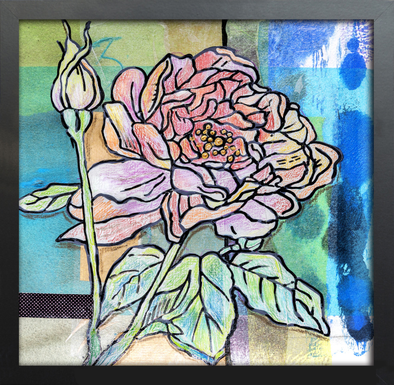Floral card 8