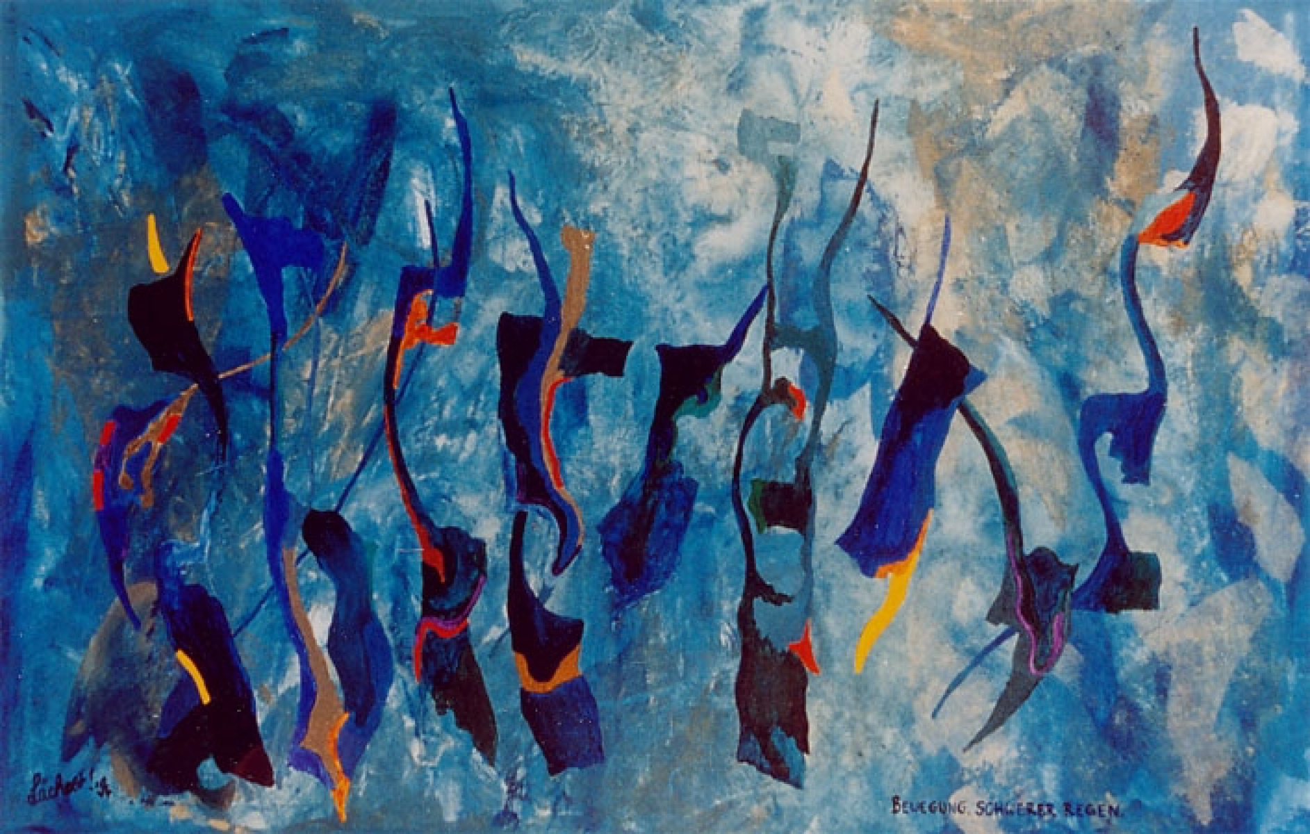 XIV 24 - Motion. Heavy rain.