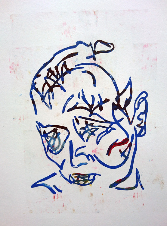 III 16 - Exploding self-portrait