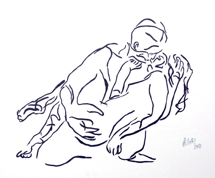 VI 10 - Couple kissing