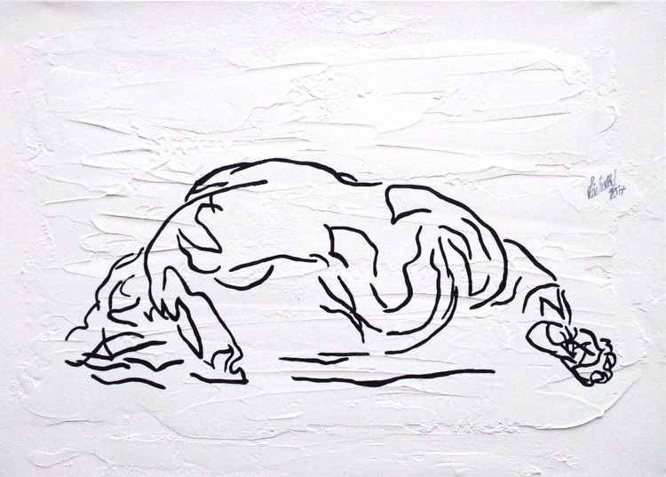 XIX 42 - Cowering nude