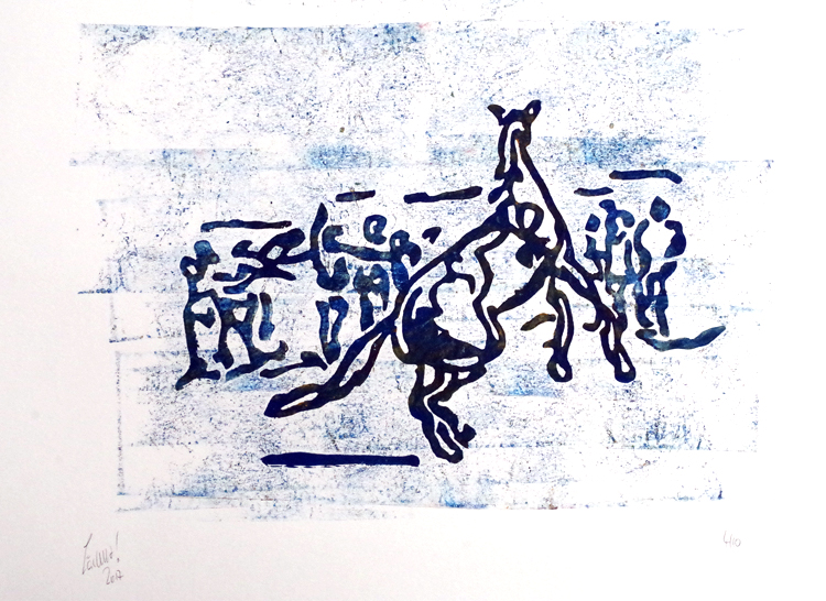 XX 49 - Ascending horse