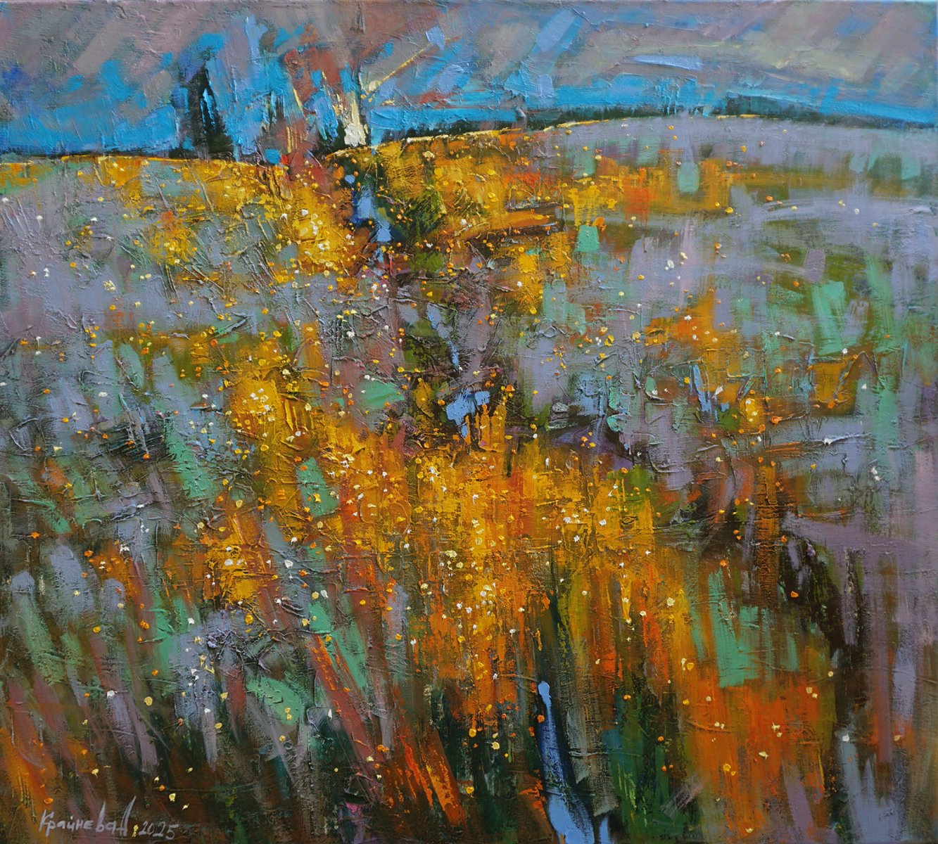 The earth smiles with flowers