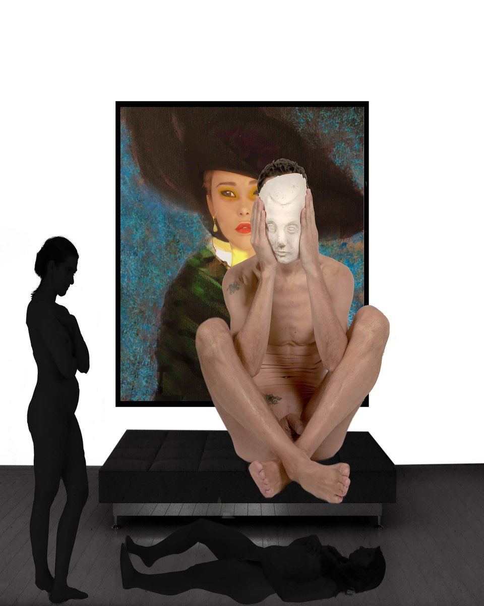 interior with nude