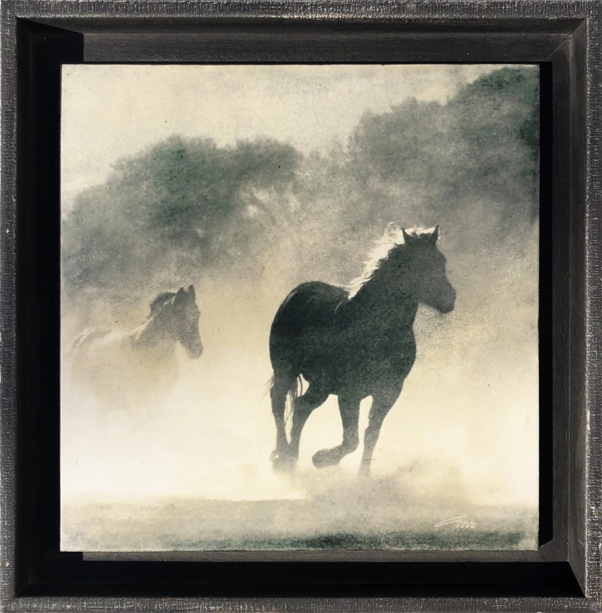 MOTHER FATHER – Primal Gallop | Original Ceramic Mixed Media