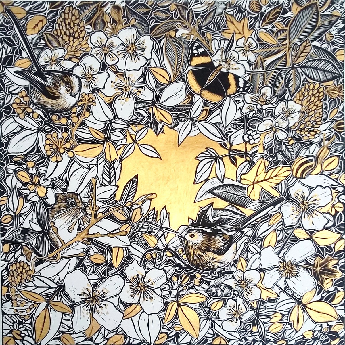 Tiny Fairy Tales (handcoloured in gold)