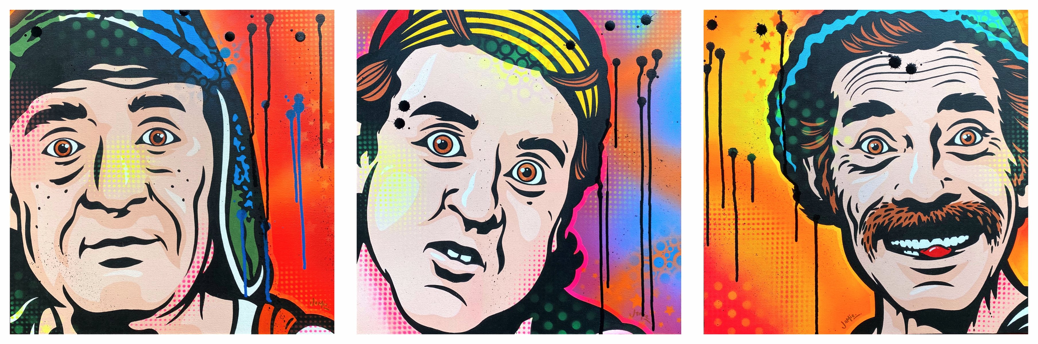 El Chavo Del Ocho Triptych