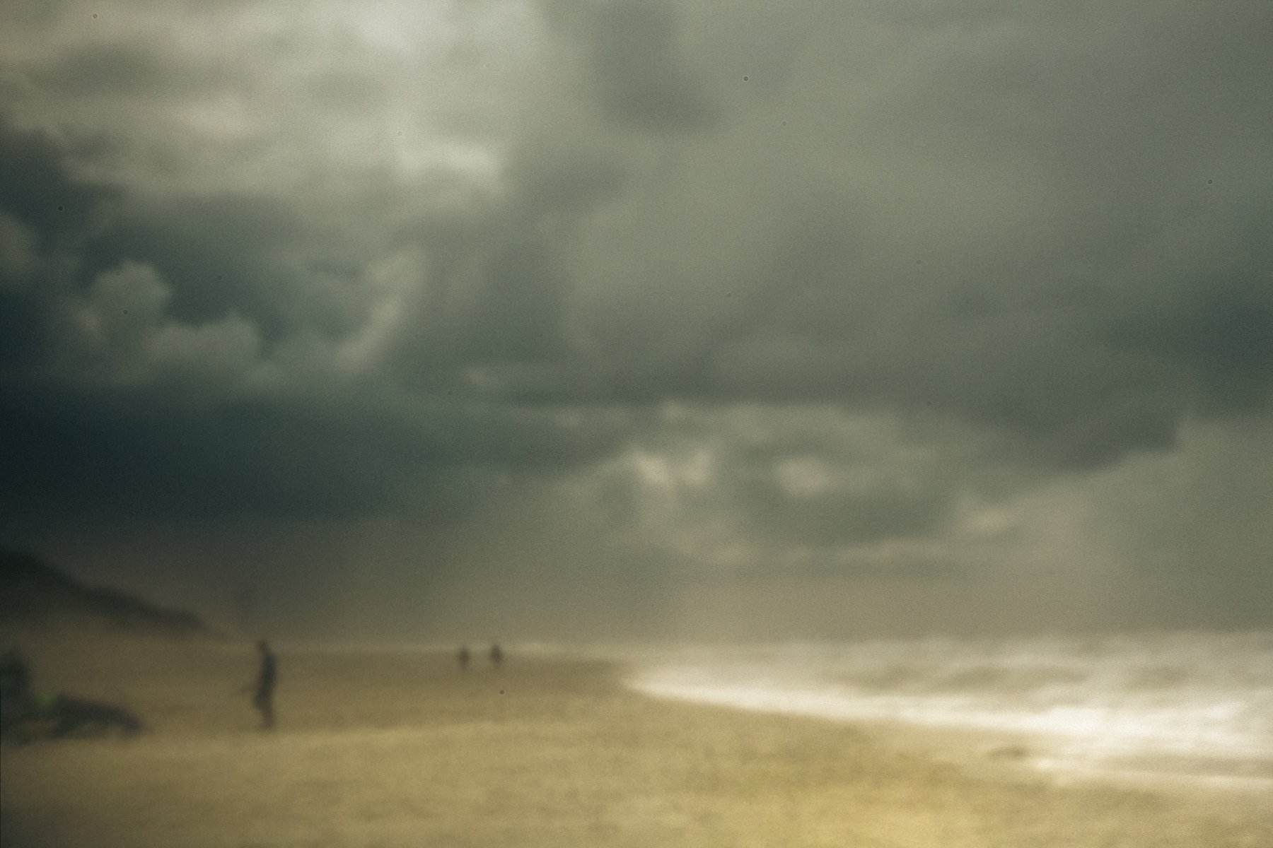 A stormy day over the North Sea.