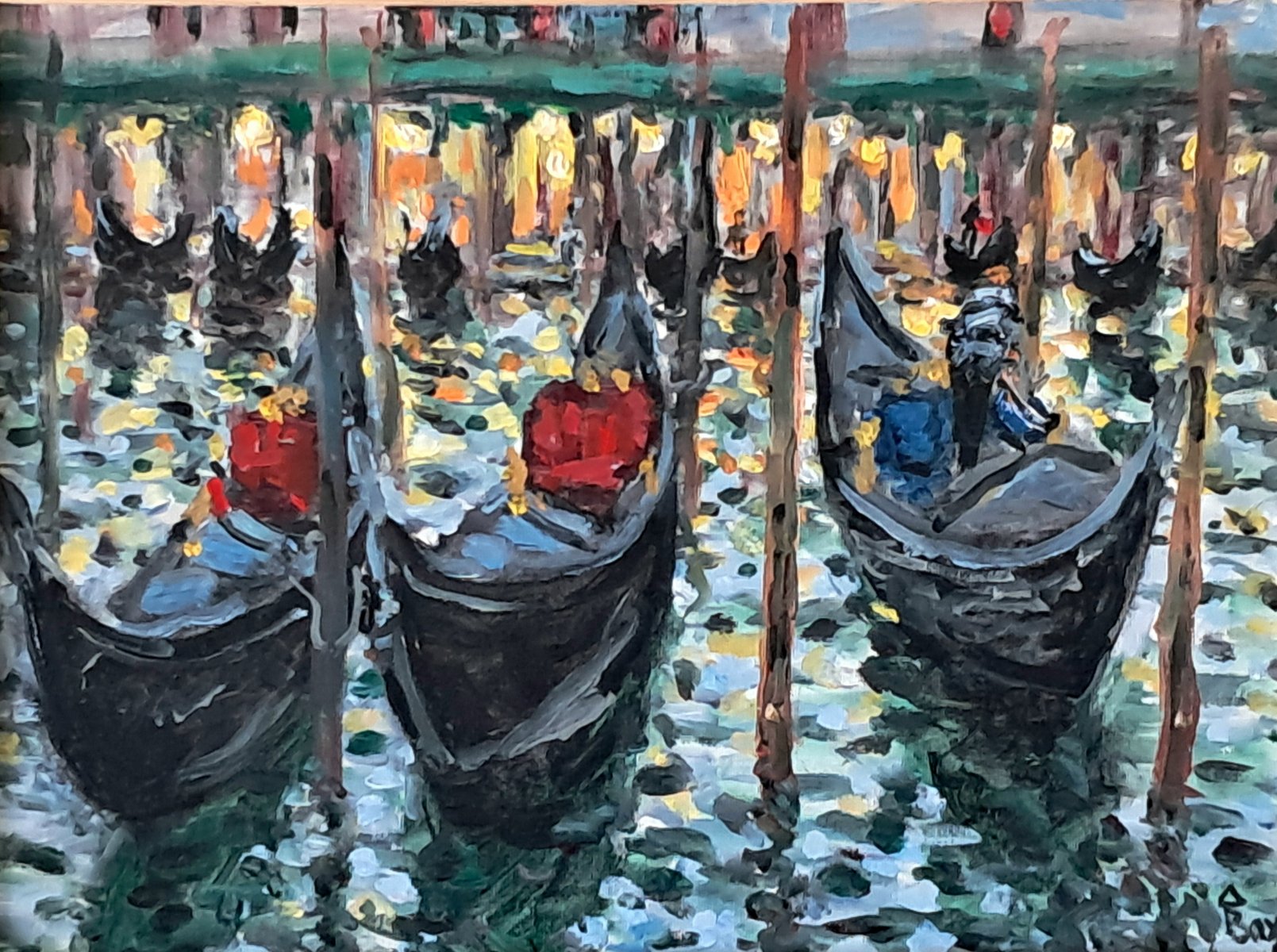 Gondolas in the morning