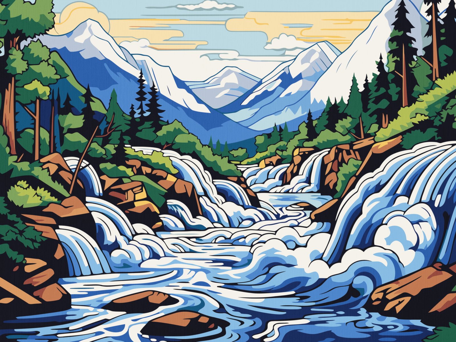 Mountain river