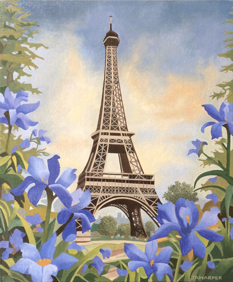 Eiffel Tower With Fleur-de-Lys