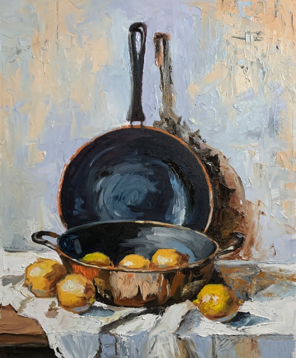 Reflections of Copper and Lemons.