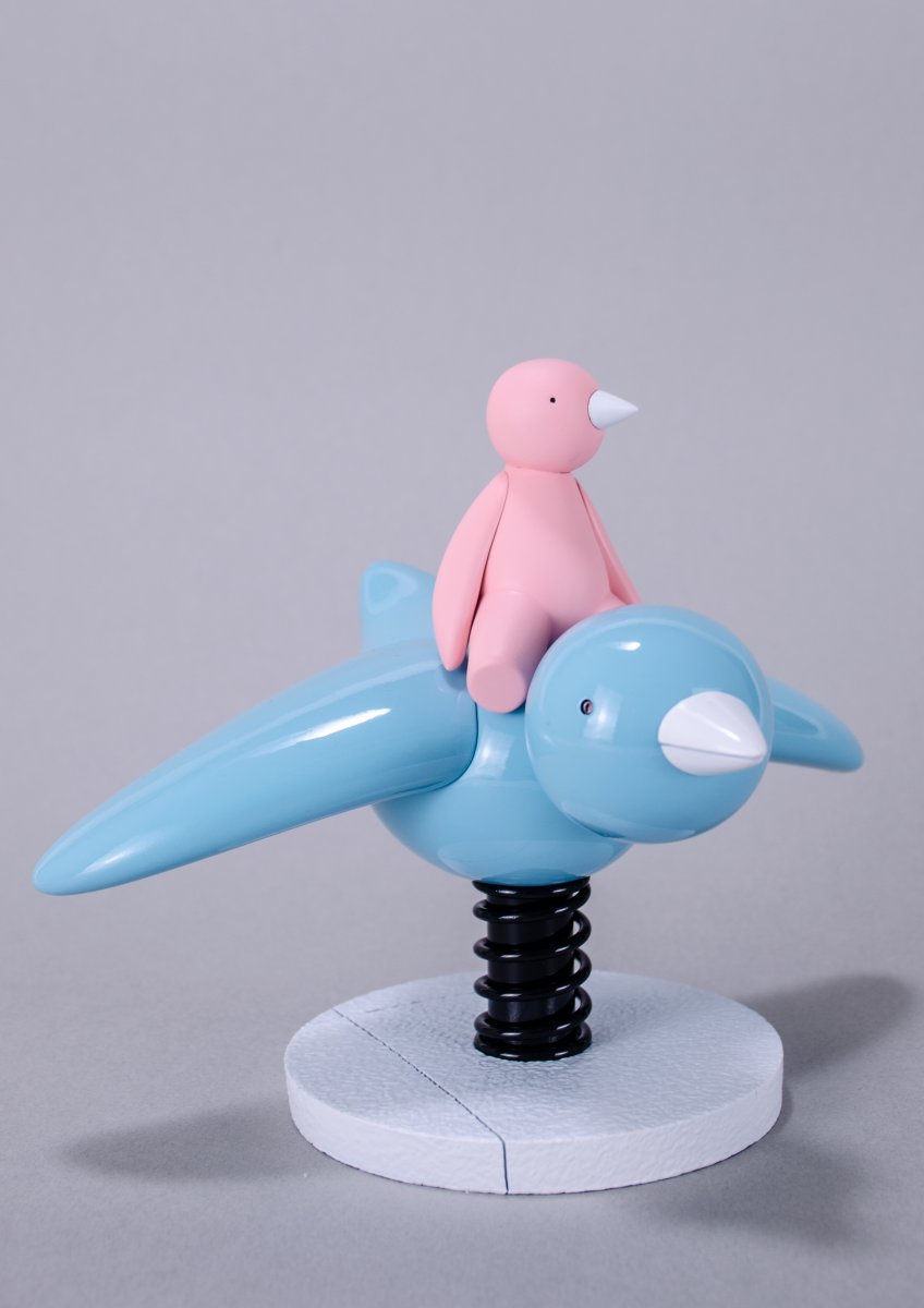 I Believe I Cant Fly - Pink and Blue