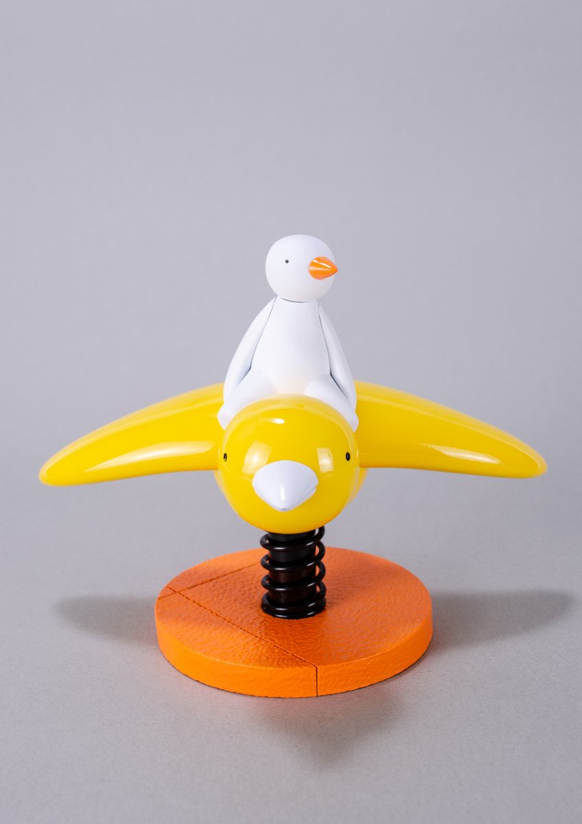 I Believe I Cant Fly - White  and  Yellow