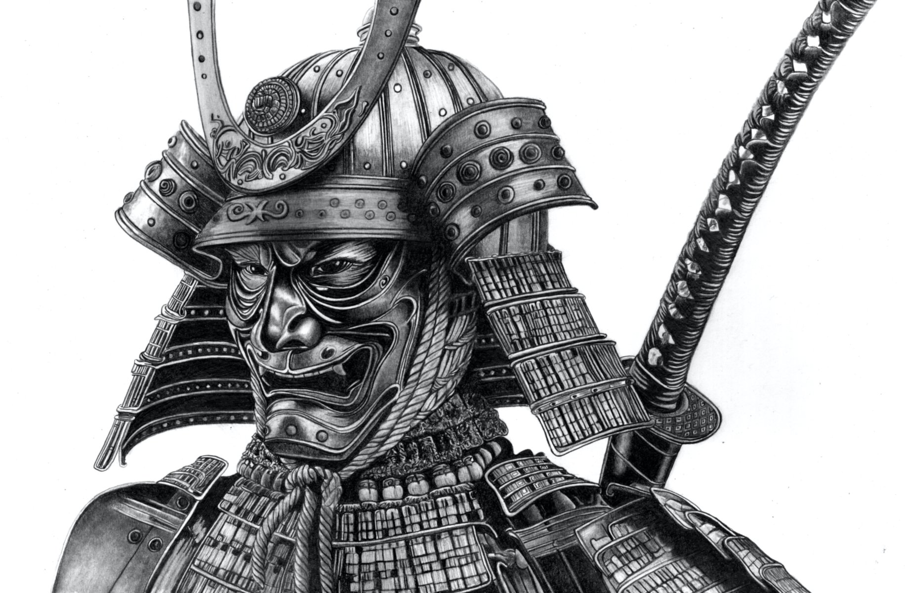 Japanese Samurai Mask  Helmet