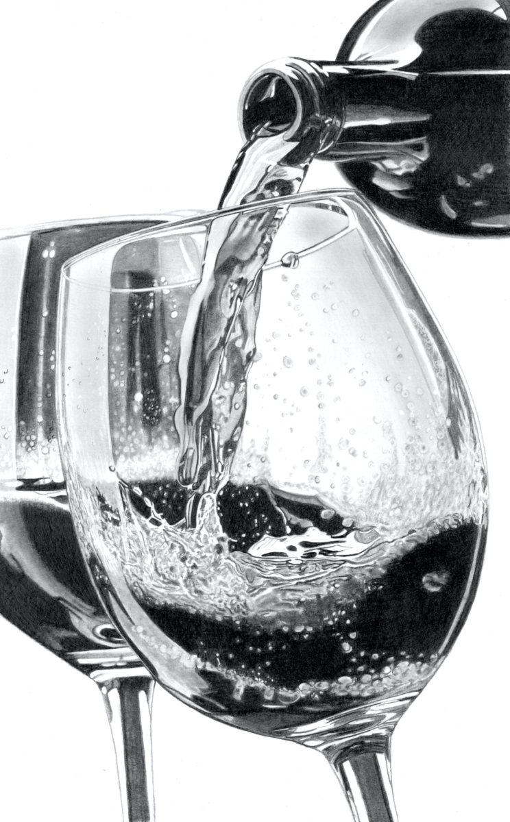 Red Wine Pour IV, Nr. 3724