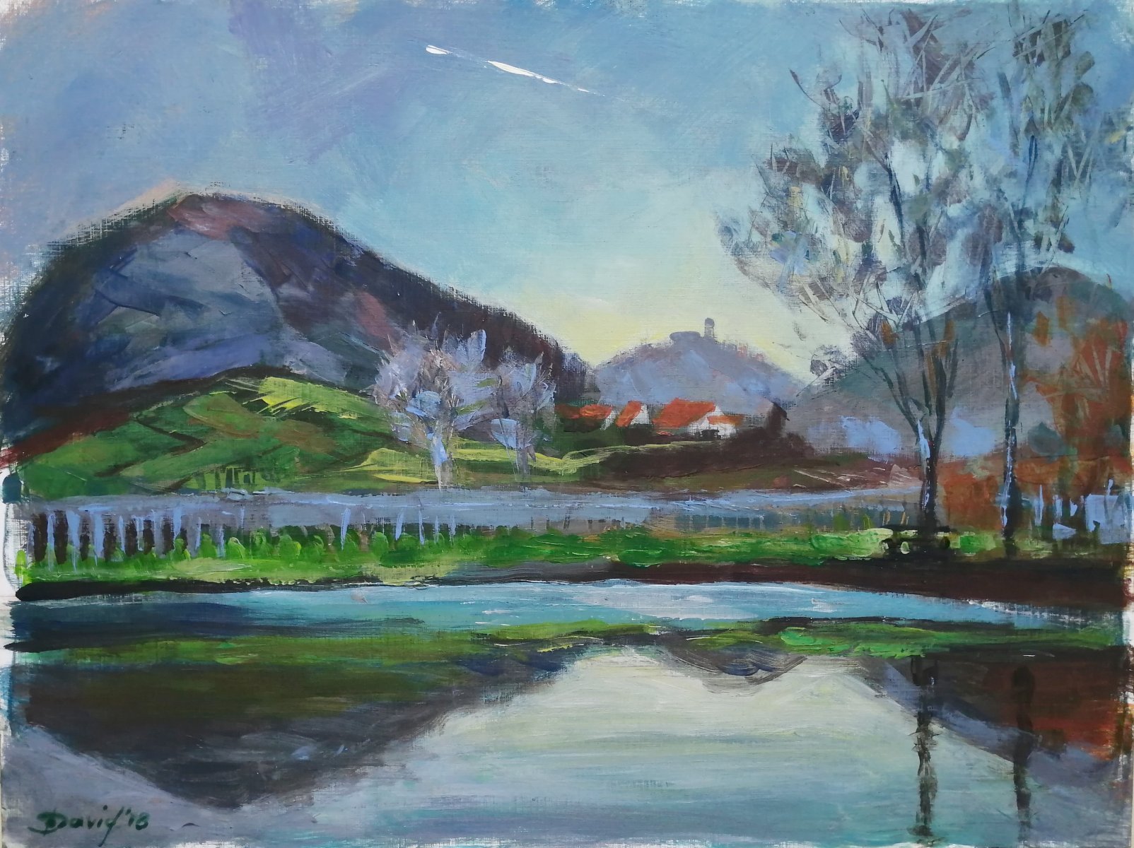 Abendstimmung in der Pfalz