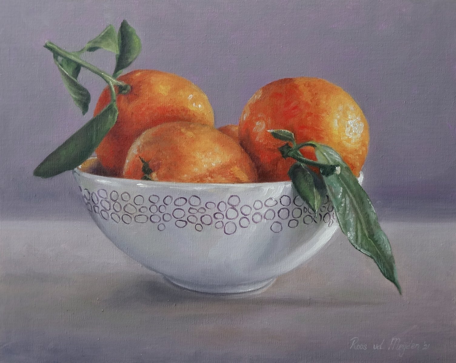 Mandarins in a bowl
