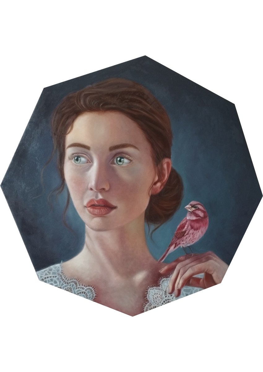 Woman and Bird