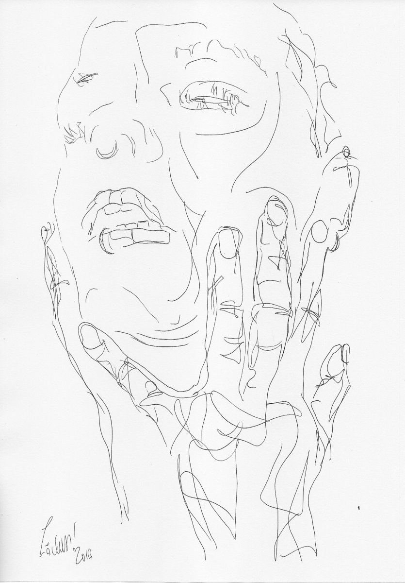 Hands and Face