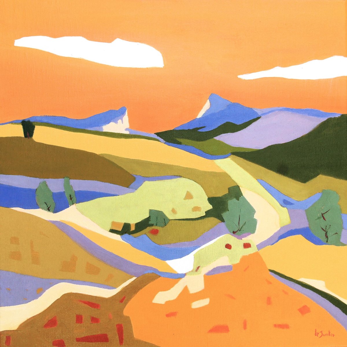 Southern France landscape