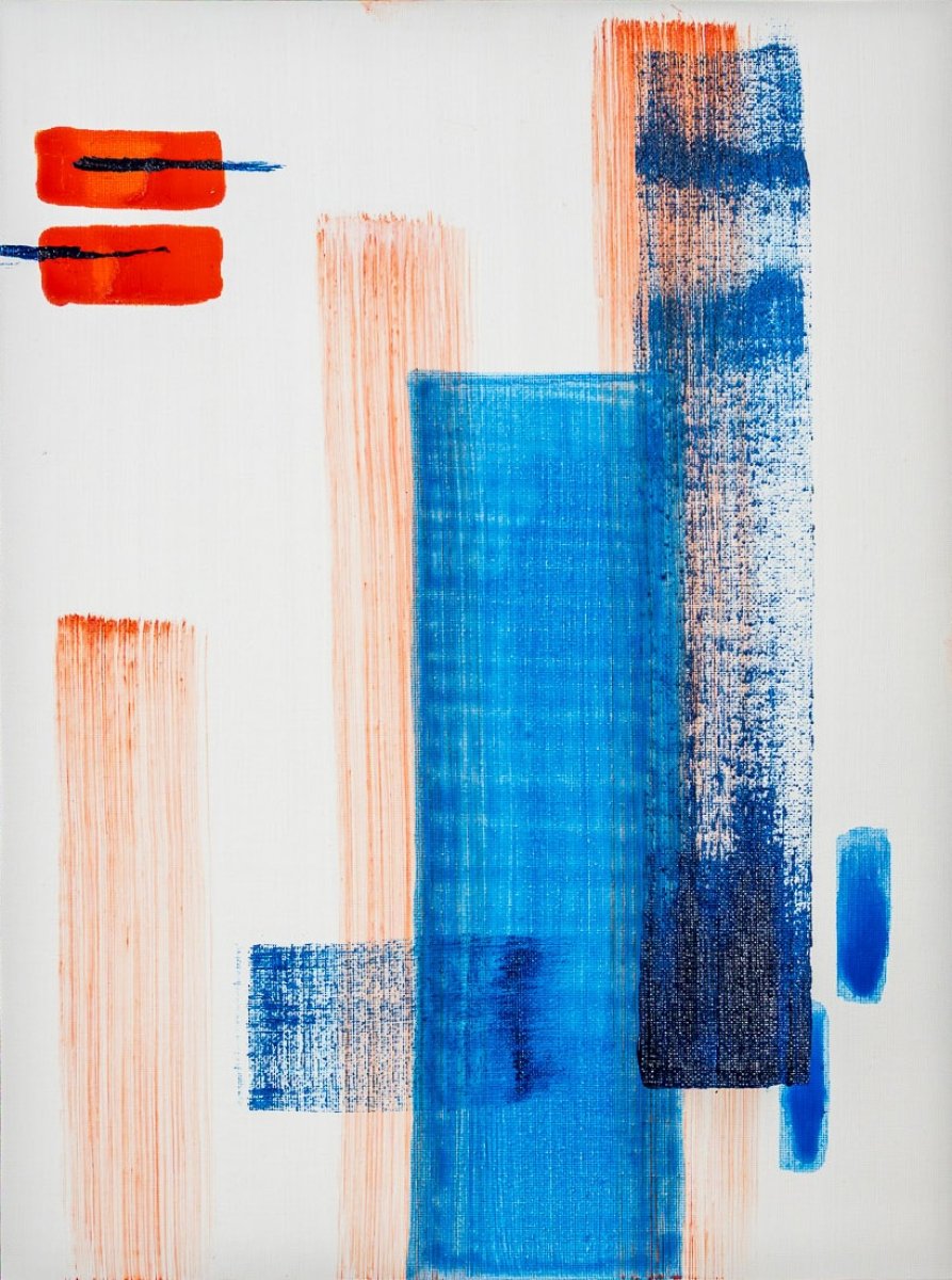 Silent Surface No. 4 (Orange Blue)